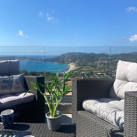 Haut De Villa - Vue Mer Avec Coucher De Soleil Каржез Экстерьер фото